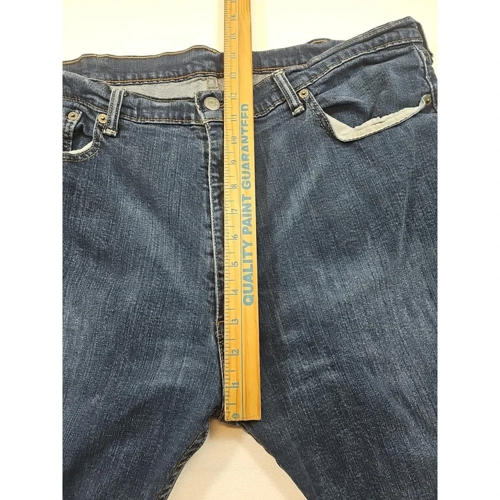 Levi's 505 Mens Jeans Size 40x32 Regular Fit Straight Leg Blue Denim